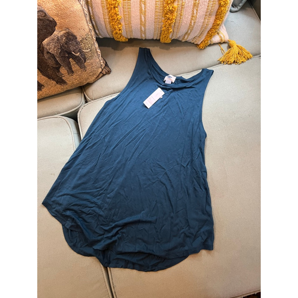 Women's Old Navy Petite Teal Tank Top SP